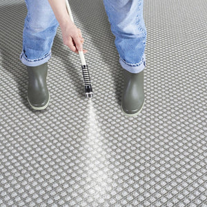 Safavieh Terrace Power-Loomed Polypropylene Runner Rug with Geometric Pattern for Hallways Gray 2'-3" x 8'-0" TER810F-28