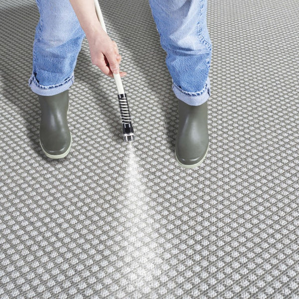 Safavieh Terrace Power-Loomed Polypropylene Runner Rug with Geometric Pattern for Hallways Gray 2'-3" x 8'-0" TER810F-28