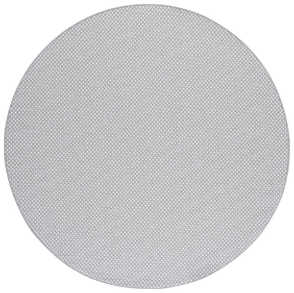 Safavieh Terrace Power-Loomed Polypropylene Runner Rug with Geometric Pattern for Hallways Gray 6'-7" x 6'-7" Round TER810F-7R