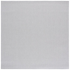 Safavieh Terrace Power-Loomed Polypropylene Runner Rug with Geometric Pattern for Hallways Gray 6'-7" x 6'-7" Square TER810F-7SQ