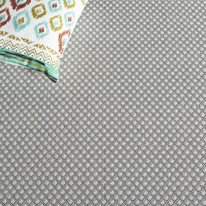 Safavieh Terrace Power-Loomed Polypropylene Runner Rug with Geometric Pattern for Hallways Gray 6'-7" x 6'-7" Square TER810F-7SQ