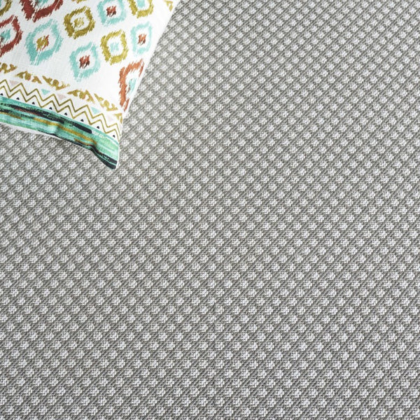 Safavieh Terrace Power-Loomed Polypropylene Runner Rug with Geometric Pattern for Hallways Gray 6'-7" x 6'-7" Square TER810F-7SQ