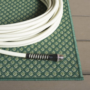 Safavieh Terrace Power-Loomed Polypropylene Runner Rug with Geometric Pattern for Hallways Green 2'-3" x 8'-0" TER810Y-28