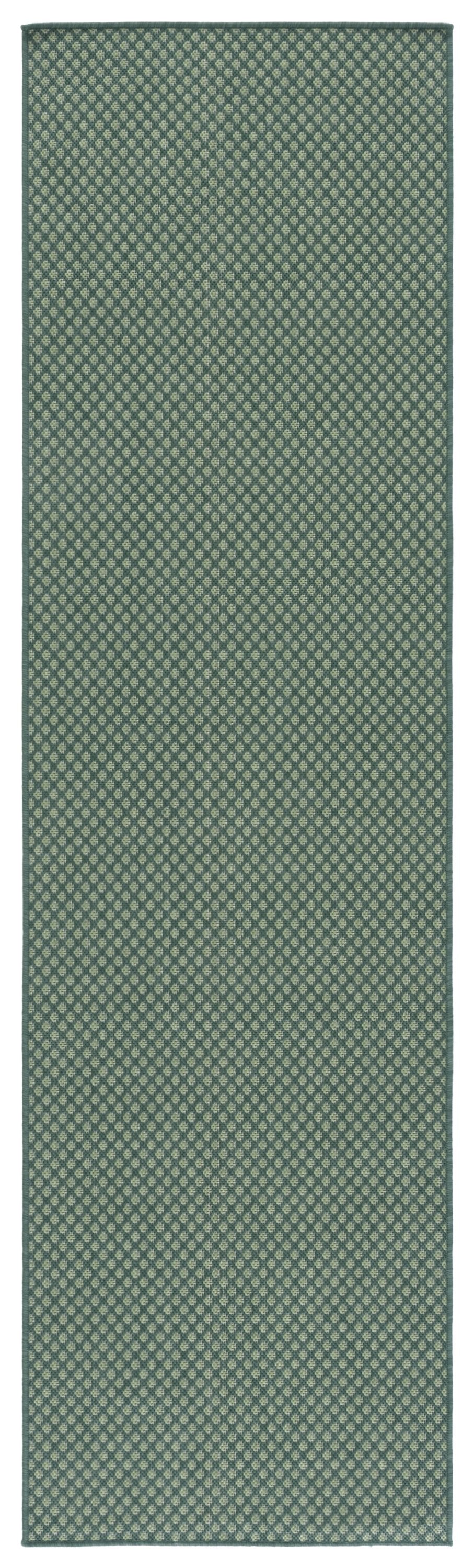 Safavieh Terrace Modern Green And Ivory Geometric Area Rug — Power-Loomed, Fade-Resistant, Indoor/Outdoor Durable 5'-3" x 7'-6" TER810Y-5