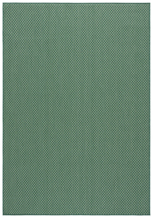Safavieh Terrace Modern Green And Ivory Geometric Area Rug — Power-Loomed, Fade-Resistant, Indoor/Outdoor Durable 5'-3" x 7'-6" TER810Y-5