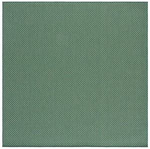 Safavieh Terrace Durable Green & Ivory Geometric Indoor/Outdoor Rug — Low-Profile, Fade-Resistant Polypropylene Design 4'-0" x 6'-0" TER810Y-4