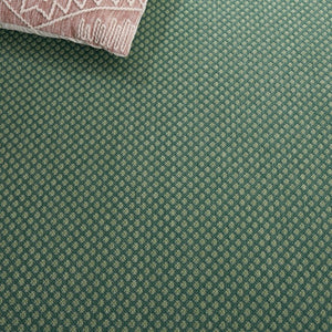 Safavieh Terrace Power-Loomed Polypropylene Runner Rug with Geometric Pattern for Hallways Green 6'-7" x 6'-7" Square TER810Y-7SQ
