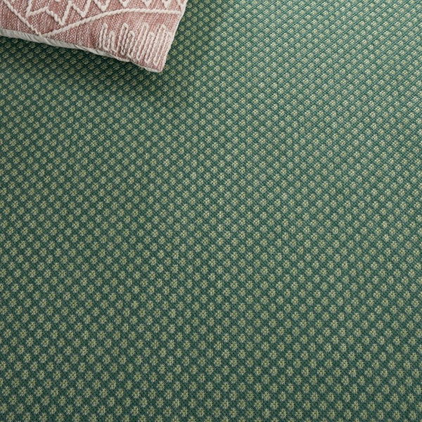 Safavieh Terrace Power-Loomed Polypropylene Runner Rug with Geometric Pattern for Hallways Green 6'-7" x 6'-7" Square TER810Y-7SQ