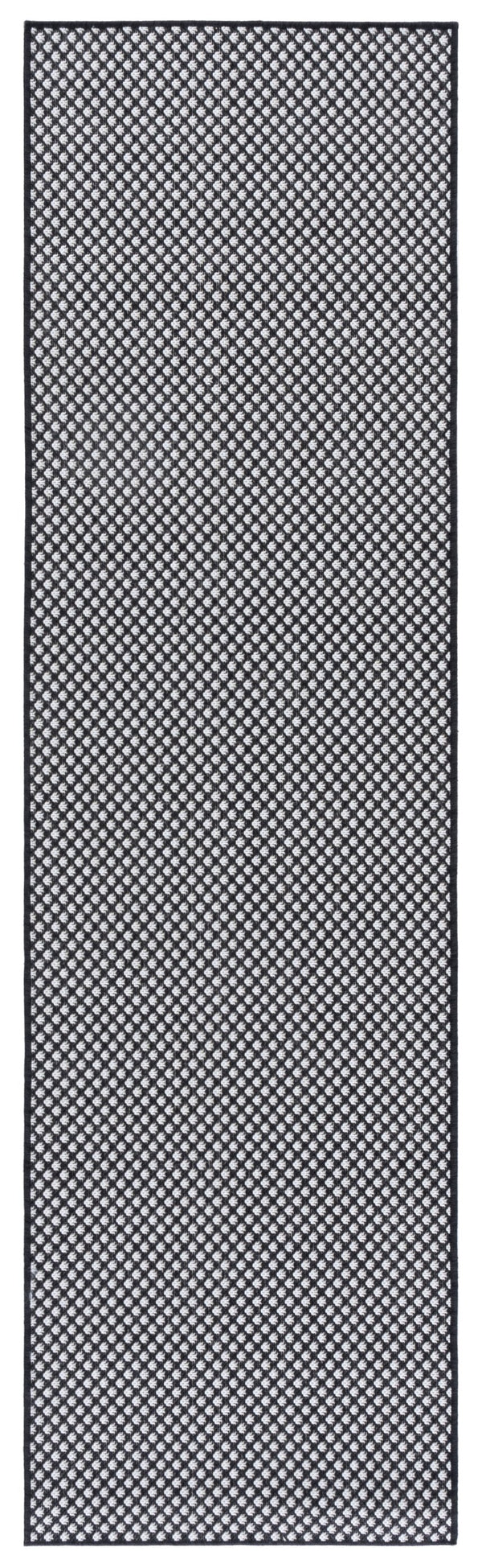 Safavieh Terrace Black & White Geometric Rug — Durable Power-Loomed Outdoor/Indoor Polypropylene Accent Mat 4'-0" x 6'-0" TER810Z-4