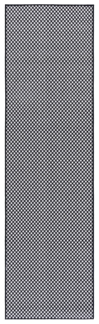 Safavieh Terrace Power-Loomed Polypropylene Runner Rug with Geometric Pattern for Hallways Black 2'-3" x 8'-0" TER810Z-28