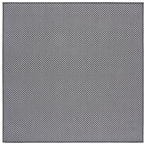 Safavieh Terrace Power-Loomed Polypropylene Runner Rug with Geometric Pattern for Hallways Black 6'-7" x 6'-7" Square TER810Z-7SQ