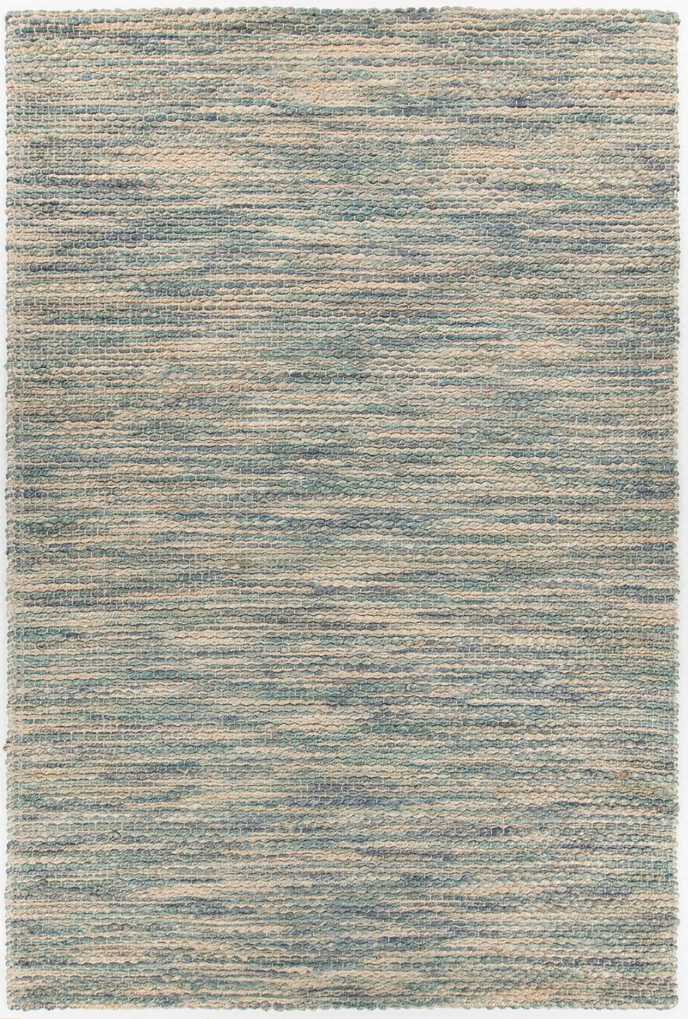 Chandra Rugs Hand-woven Contemporary Rug - Eco-friendly Jute & Cotton Blend, Luxurious Texture For Modern Spaces Blue,Natural Jute,Cotton Tes46401-576
