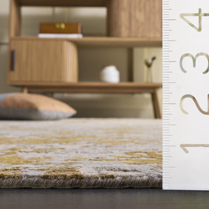 Safavieh Tiffany Hand-Knotted Beige Grey Accent Rug 12X18, 60% Wool Low-Profile 3/8" Pile For Entryway Layering TFN612B-0116