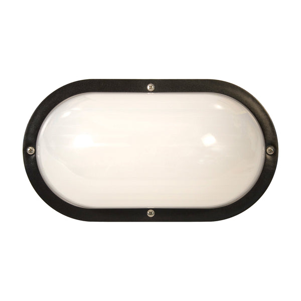 Thomas Lighting Port Outdoor Wall Sconce Polycarbonate Shade Oil Rubbed Bronze Modern Entryway Light 4.25 inches TG500171