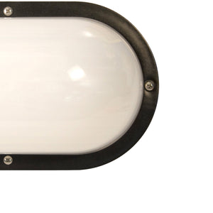 Thomas Lighting Port Outdoor Wall Sconce Polycarbonate Shade Oil Rubbed Bronze Modern Entryway Light 4.25 inches TG500171