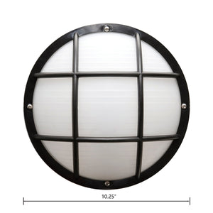 Thomas Lighting Port Outdoor Wall Sconce Polycarbonate Shade Oil Rubbed Bronze Modern Entryway Light 5.15 inches TG552171