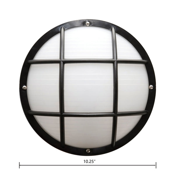 Thomas Lighting Port Outdoor Wall Sconce Polycarbonate Shade Oil Rubbed Bronze Modern Entryway Light 5.15 inches TG552171