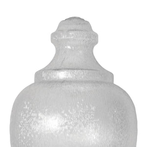 Thomas Lighting Etch Outdoor Post Light with Etched Glass Shade White Metal Wet Rated Fixture TG620176