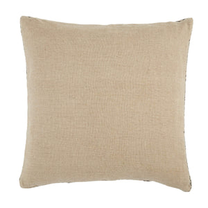 Jaipur Living Jaipur Living Seti Linen Pillow Cover Tribal Border Washed Finish Global Decor Accent Beige PLC102363
