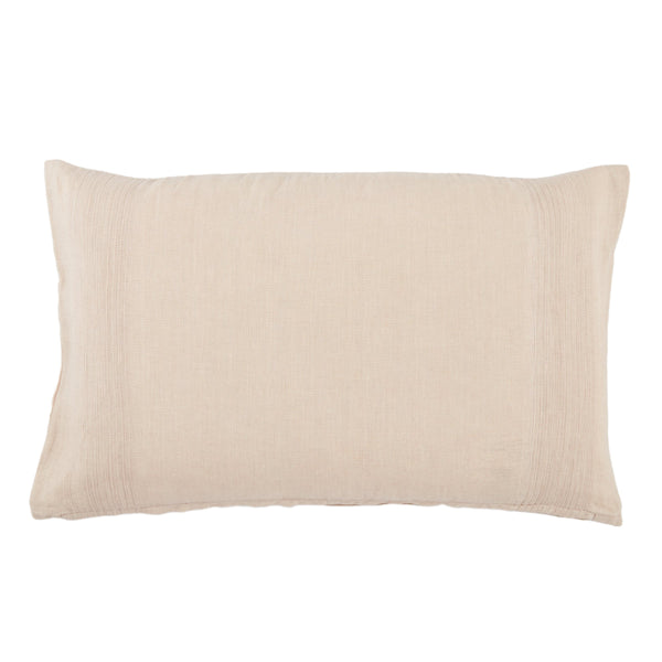 Jaipur Living Jaipur Living Rosario Linen Lumbar Pillow Cover with Pleated Front Panel Detail PLC102369