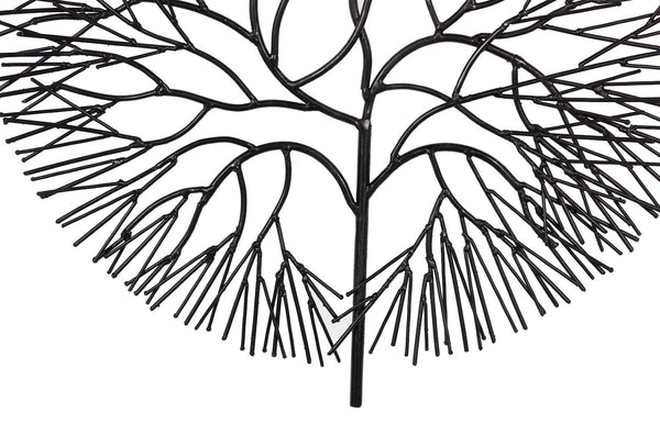 Phillips Collection Wire Tree Wall Art Sculpture - Modern Organic Design for Striking Home Decor & Gallery Walls Small, Circle, Metal, Black TH100392