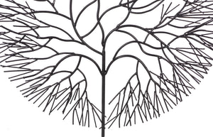 Phillips Collection Wire Tree Wall Art Sculpture - Modern Organic Design for Striking Home Decor & Gallery Walls Medium, Circle, Metal, Black TH100393