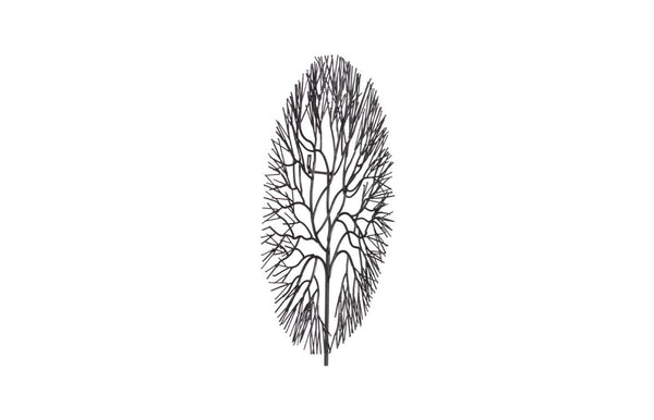 Phillips Collection Wire Tree Circular Metal Wall Sculpture Welded Black Branches Organic Modern Decor Medium TH100393
