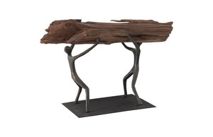 Phillips Collection Atlas Balancing Wood Sculpture - Mythical Endurance Inspired Design For Modern Interiors Black,Brown Wood Th100849