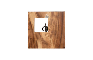 Phillips Collection Atlas Wall Décor - Whimsical Leaning Figure Art In Bronze Finish For Modern And Farmhouse Interiors Brown Wood ,Chamcha Wood Th101652