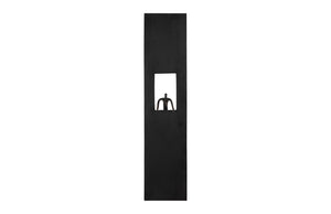 Phillips Collection Atlas Wall Decor - Modern Bronze Abstract Figure on Black Plate for Chic Home Styling & Display TH101656