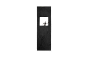 Phillips Collection Atlas Wall Decor - Slim Abstract Metal Figure on Black Plate for Modern & Farmhouse Interiors TH101657