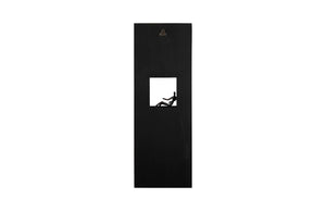 Phillips Collection Atlas Wall Decor - Slim Abstract Metal Figure on Black Plate, Modern Art for Contemporary Spaces TH101658