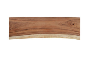 Phillips Collection Floating Console Table with Acacia Wood Top and Sleek Acrylic Legs – Perfect for Modern Spaces! TH101689