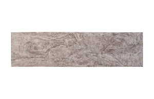 Phillips Collection Atlas Console Table - Sculptural Artistry Meets Practical Function for Modern Living Spaces Chamcha Wood, Gray Stone Finish, Metal TH101826