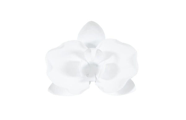 Phillips Collection Orchid Petal Metal Wall Sculpture Artisan White Finish Modern Organic Accent Decor TH101829