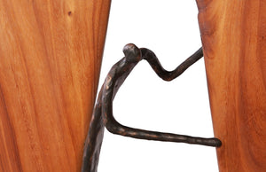 Phillips Collection Atlas Decorative Room Screen - Unique Chamcha Wood With Whimsical Bronze Accent For Modern Spaces Brown,Black Wood ,Chamcha Wood Th101839