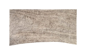 Phillips Collection Waterfall Natural Coffee Table - Modern Organic Design in Solid Chamcha Wood for Stylish Living Spaces Gray Stone TH101896