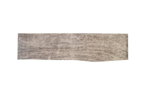Phillips Collection Waterfall Console Table – Modern Organic Design in Solid Chamcha Wood for Your Elegant Living Space Gray Stone TH101898