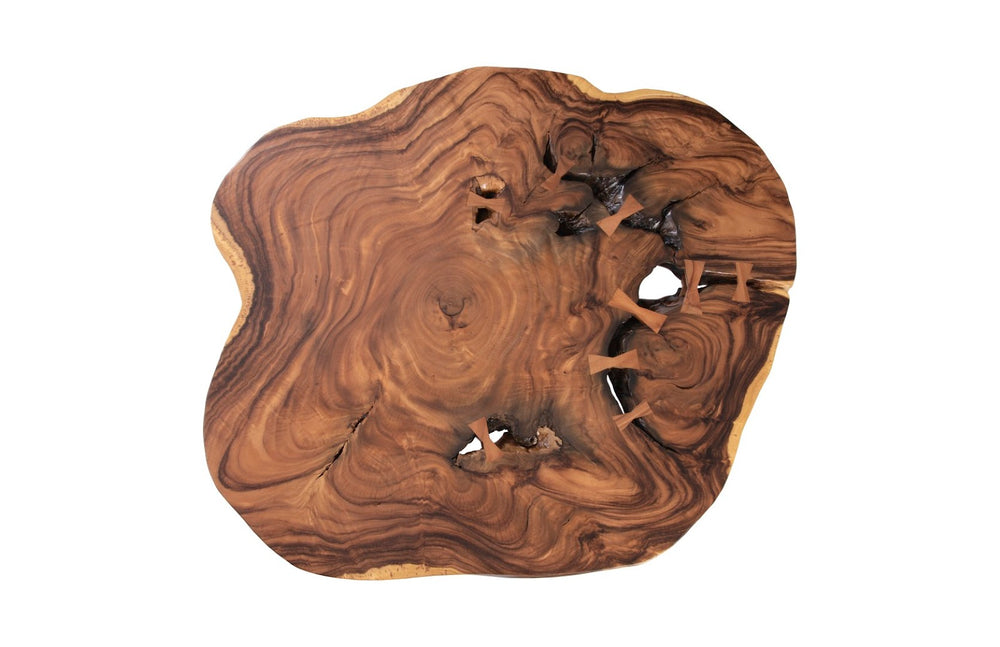 Phillips Collection Floating Coffee Table with Acrylic Legs - Unique Chamcha Wood Design for Modern Living Spaces TH103469