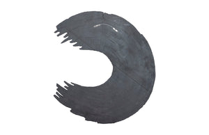 Phillips Collection Swoop Wall Art - Large Black Wood Sculpture With Asymmetrical Design For Modern Organic Decor Black Wood Th103478