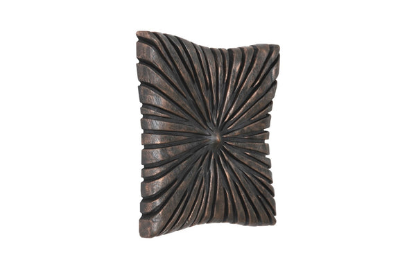 Phillips Collection Chainsaw Burnt Black Wall Tile - Industrial Chic, Textured Woodgrain For Modern Organic Spaces Brown Wood Th103562