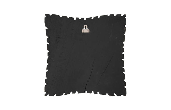 Phillips Collection Chainsaw Burnt Black Wall Tile - Industrial Chic, Textured Woodgrain For Modern Organic Spaces Brown Wood Th103562