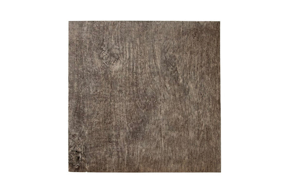 Phillips Collection Origins Square Dining Table With Gray Stone Finish & Brushed Stainless Steel Base - Unique Design Gray Wood ,Chamcha Wood Th103802