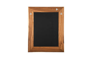 Phillips Collection Geometry Large Wood Mirror - Modern Organic Design With Textured Woodgrain For Stylish Spaces Black,Brown Wood ,Chamcha Wood Th105235