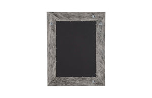 Phillips Collection Geometry Large Wood Mirror - Modern Organic Design With Textured Woodgrain For Stylish Spaces Gray,Black Wood ,Chamcha Wood Th105237