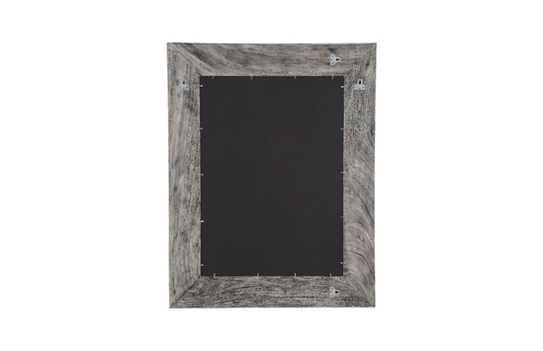 Phillips Collection Geometry Large Wood Mirror - Modern Organic Design With Textured Woodgrain For Stylish Spaces Gray,Black Wood ,Chamcha Wood Th105237