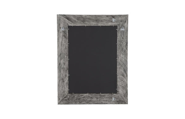 Phillips Collection Geometry Chamcha Wood Wall Mirror with Two Tone Angular Frame for Bold Room Styling 36 x 2 x 46 TH105237
