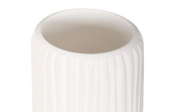 Phillips Collection Lacuna Vase - Hand-carved Mango Wood Sculpture With Unique Texture For Elegant Home Décor Display White,Off White Wood ,Mango Th107097