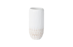 Phillips Collection Lacuna Vase - Hand-carved Mango Wood Sculpture With Unique Texture For Elegant Home Décor Display White,Off White Wood ,Mango Th107098