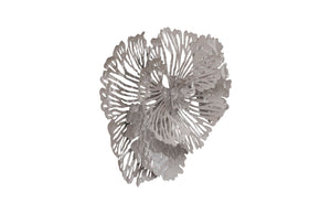 Phillips Collection Flower Wall Art - Intricate Floral Design For Stunning Home Décor, Perfect For Any Space Gray Metal Th107119